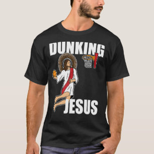 Camiseta Jesucristo jugando básquetbol Christian Dunking