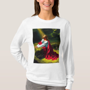 Camiseta Jesucristo que ruega en el jardín de Gethsemane