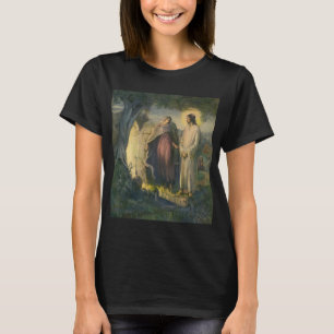 Camiseta Jesucristo resucitado junto a la tumba por ML Gree