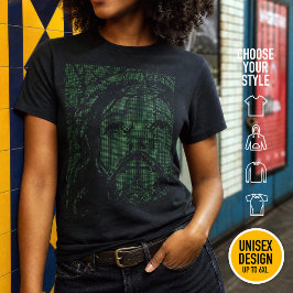 Camiseta Jesucristo Retro Nerd Techno Arte Ascii 80s Jugado