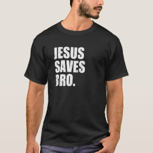 Camiseta Jesucristo salva al hermano cristianismo Cristo