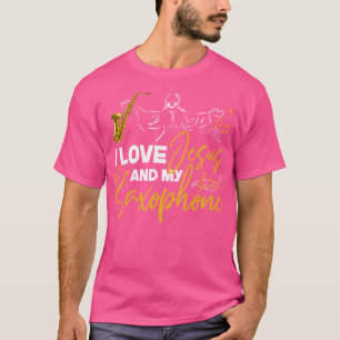 Camiseta Jesucristo Saxofón Cristiano Amo A Jesús Y A M