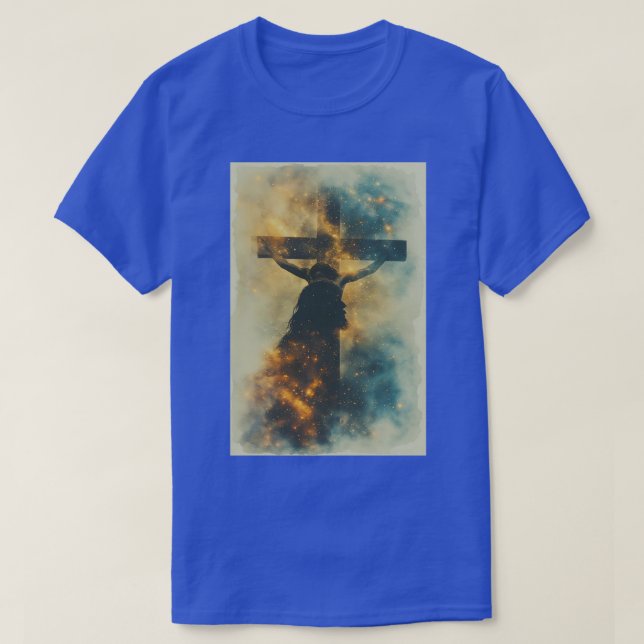 Camiseta Jesucristo Señor Salvador Crucifixión 01 (Diseño del anverso)