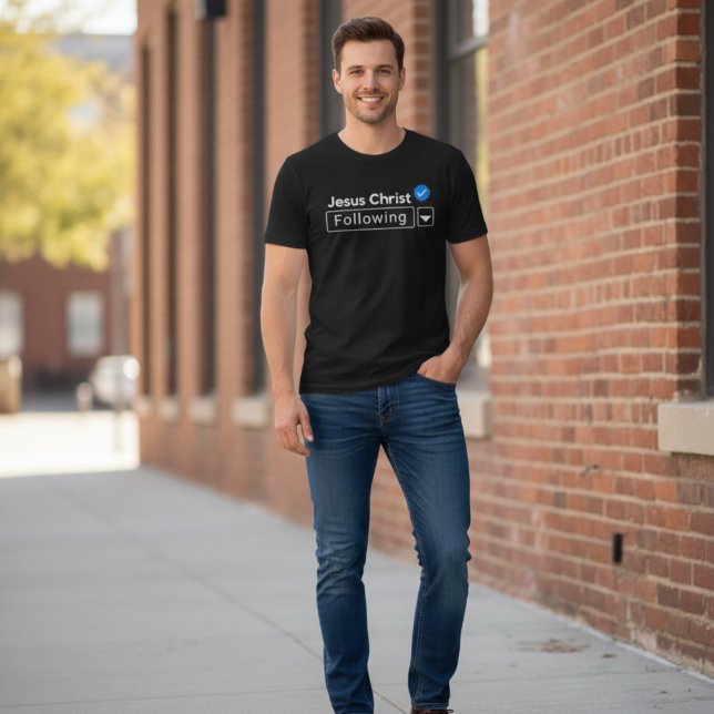 Camiseta Jesucristo siguiendo la fe bíblica cristiana (Subido por el creador)