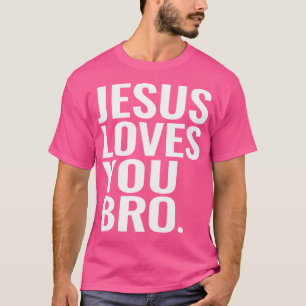 Camiseta Jesucristo te ama hermano fe cristiana religio