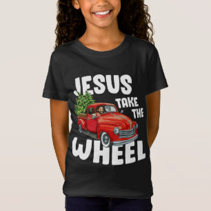 Camiseta Jesucristo Tome La Rueda Navidades De Camión Rojo