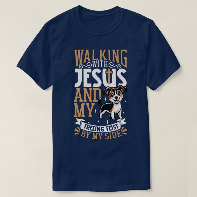 Camiseta Jesucristo y carne de perro en la montaña (Diseño del anverso)