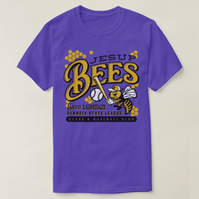 Camiseta Jesup Bees Baseball (Diseño del anverso)