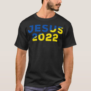 Camiseta Jesús 2022 Cristiano Apoya a Ucrania Fl