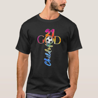 CAMISETA JESÚS 21 AÑOS HIJO DE DIOS FÚTBOL 21º CUMPLEAÑOS P
