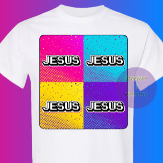 Camiseta JESÚS - 4 Cuadrados 