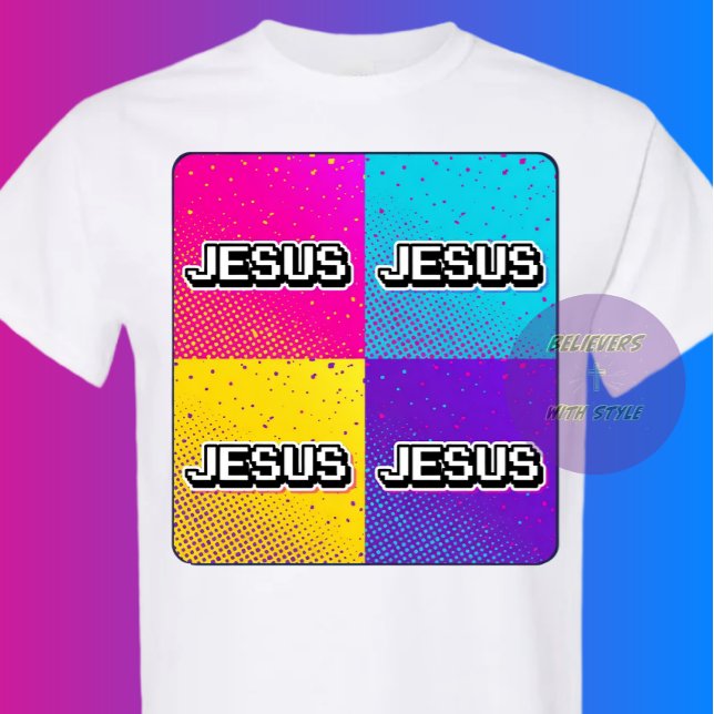 Camiseta JESÚS - 4 Cuadrados  (Subido por el creador)