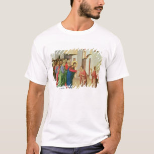 Camiseta Jesús abre los ojos de una persiana nacida hombre