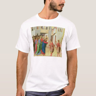 Camiseta Jesús abre los ojos de una persiana nacida hombre,