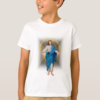 Camiseta Jesús adolescente deja que tu niño ligero brille c