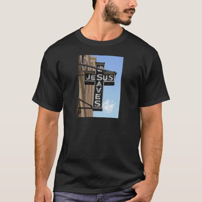 Camiseta Jesús ahorra el Rótulo (Anverso)