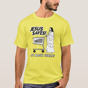 CAMISETA JESÚS AHORRA EL VIERNES NEGRO - .PNG