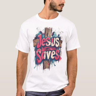 Camiseta Jesús Ahorra: Redención del graffiti