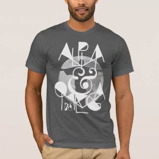CAMISETA JESÚS ALFA Y OMEGA TYPOGRAFÍA