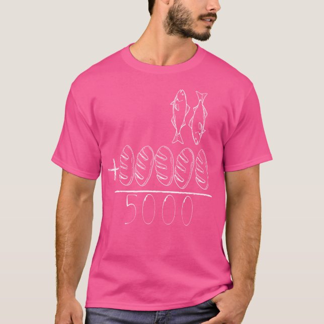 Camiseta Jesús Alimenta A Los 5000 (Anverso)