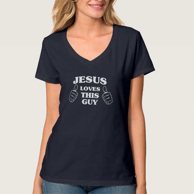 Camiseta Jesús Ama A Este Hombre (Anverso)