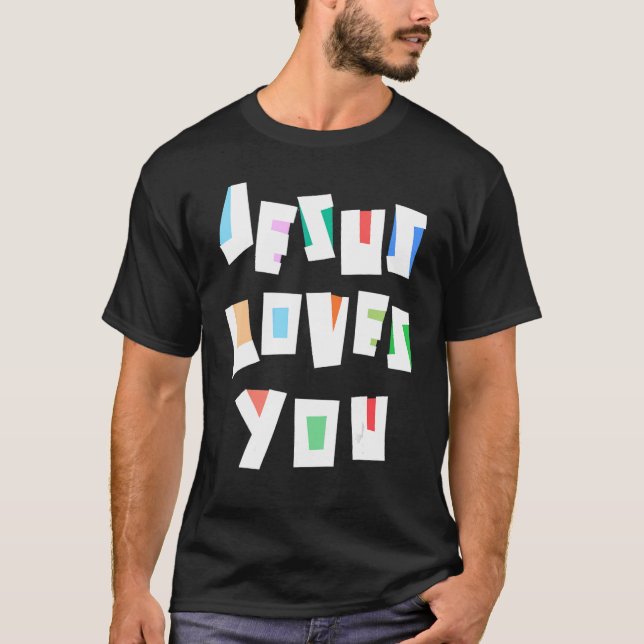 Camiseta Jesús Ama A Las Mujeres Cristianas Chicas Iglesia  (Anverso)