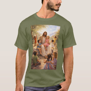 Camiseta Jesús ama a los niños pequeños