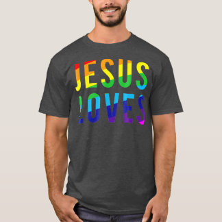 Camiseta Jesús ama el orgullo gay