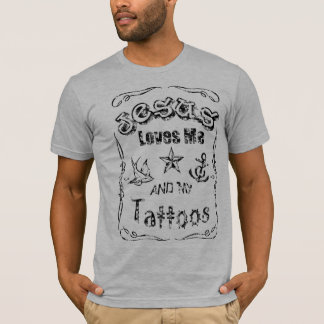 Camiseta Jesús ama me y mis tatuajes
