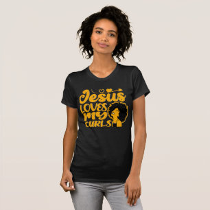 Camiseta Jesús ama mis rizos