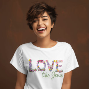 Camiseta Jesús "Amor Como Jesús" Cristiano