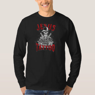 Camiseta Jesús, artista tatuista tatuista tatuador, me ama 