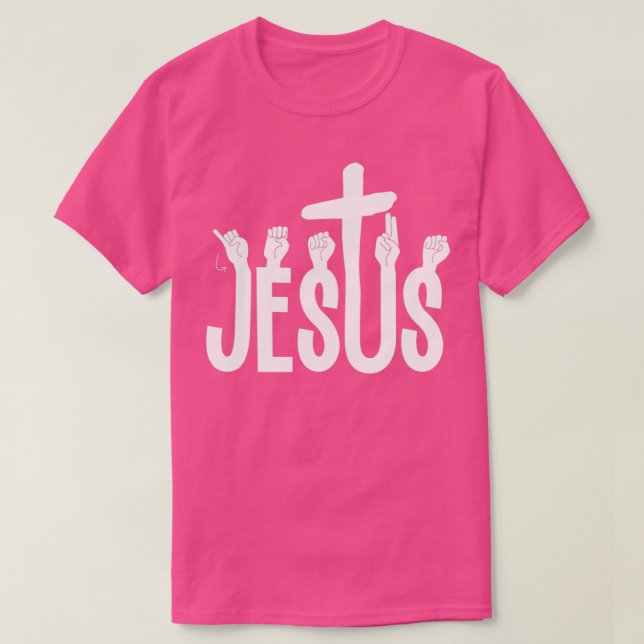 CAMISETA JESUS ASL (Diseño del anverso)