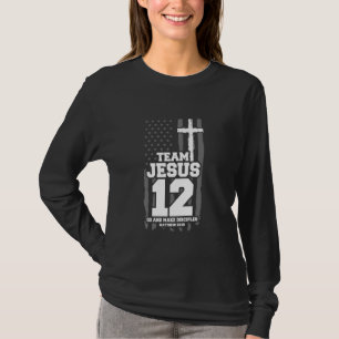 Camiseta Jesus Baseball Team Jesus Christian Matthew 2819 V