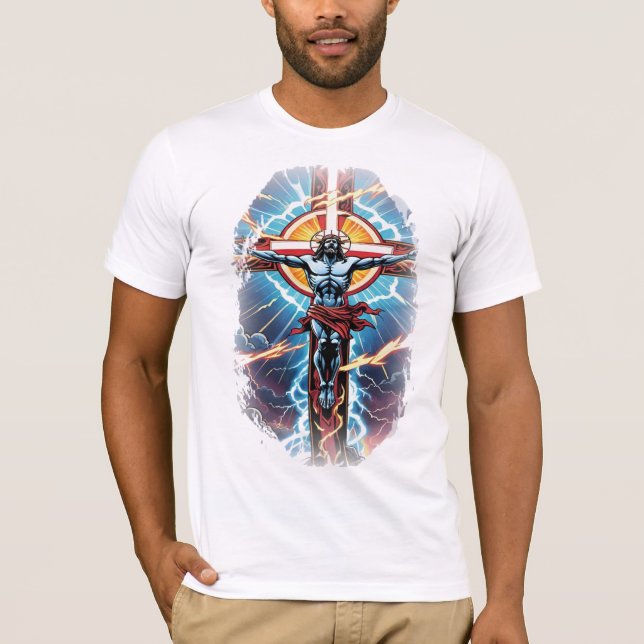 Camiseta Jesús bendiciendo por ti (Anverso)