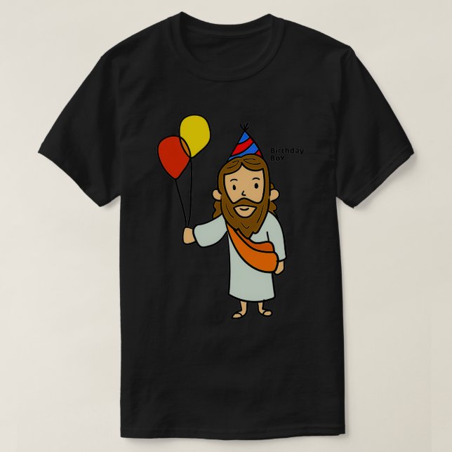 Camiseta Jesus Birthday Boy (Diseño del anverso)