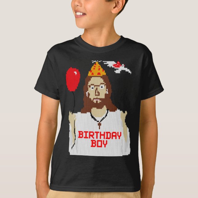 Camiseta Jesus Birthday Boy Christmas Essential T Shirt  (Anverso)