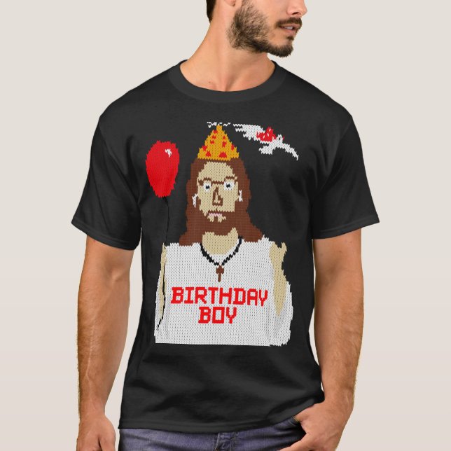 Camiseta Jesus Birthday Boy Christmas Essential T Shirt  (Anverso)