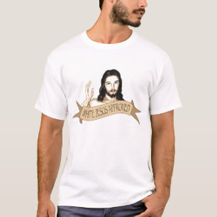 Camiseta Jesús blanco aprueba