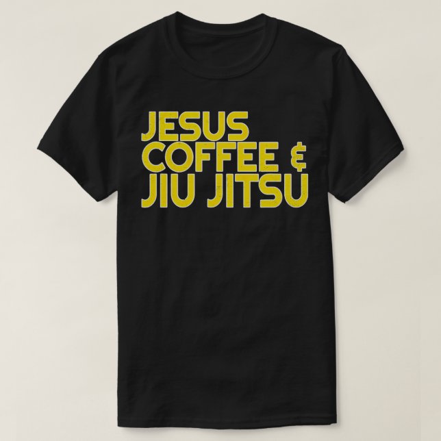 Camiseta Jesús Café Jiu Jitsu Shirt para el Marcial Cristia (Diseño del anverso)