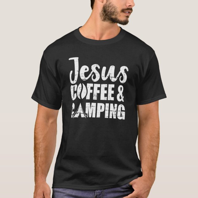 Camiseta Jesús Café Y Camping (Anverso)