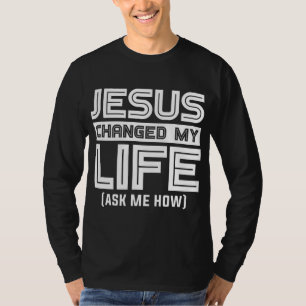 Camiseta Jesús Cambia Mi Vida Jesucristo