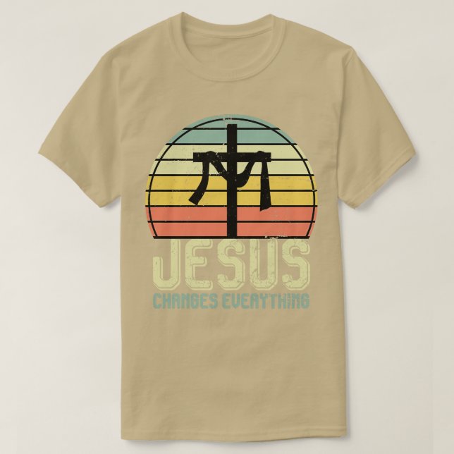 Camiseta Jesús Cambia Todo Jesús (Diseño del anverso)