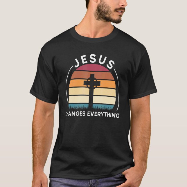 Camiseta Jesús Cambia Todo Jesús (Anverso)