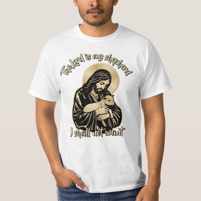 Camiseta Jesus Caring Shepherd (Anverso)