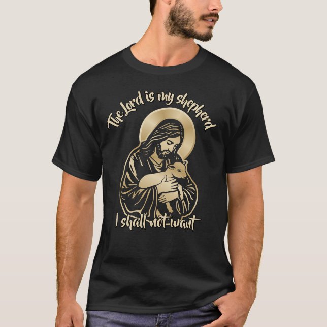 Camiseta Jesus Caring Shepherd (Anverso)