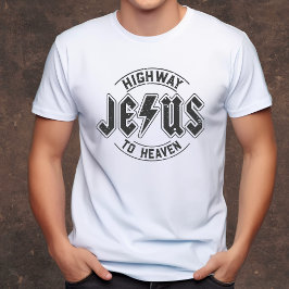 Camiseta Jesús - Carretera al cristiano de los hombres del