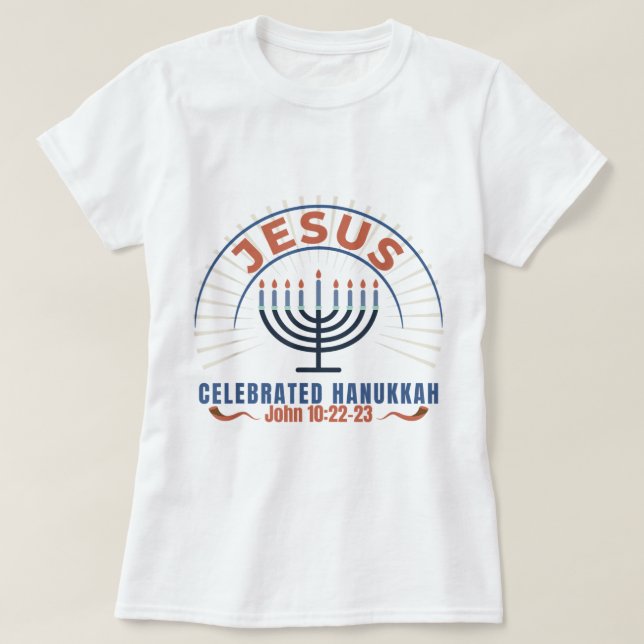 Camiseta Jesús Celebró Las Raíces Hebreas Messiánicas De Ha (Diseño del anverso)