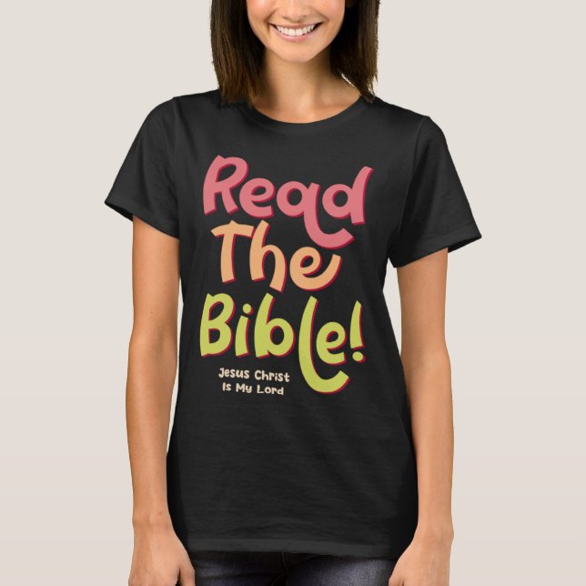 Camiseta Jesus Christ Bible Study God Christian Faith (Anverso)