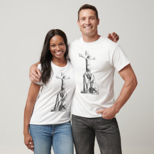 Camiseta Jesus Christ Crucifixion cross Illustration art